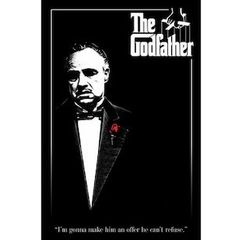 Attends A4 Ready Frame mount poster The godfather rare photo michael attends christening 