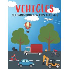 coloring books for boys ages 2-4 4-8, cars, trucks, and planes: coloring  book