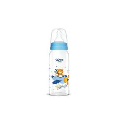 Pura Kiki Biberon in Acciaio 325ml - Beccuccio Sippy (6+ mesi) - Azzurro  unisex (bambini)