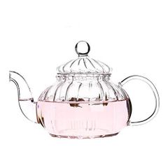 1000ml Heat Resistant Glass Tea Pot,Glass Teapot with Infuser Tea Leaf  Herbal Coffee pot tea set Practical Bottle Flower TeaCup