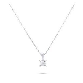 0.01 Karat Pırlantalı Gümüş Kolye