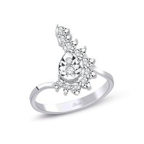 0.13 ct Damla Taç Modern Tasarım Pırlanta Yüzük