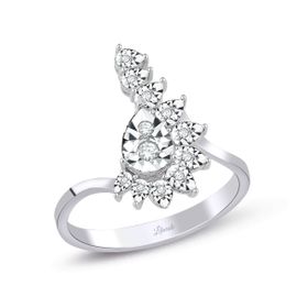 0.13 ct Damla Taç Modern Tasarım Pırlanta Yüzük