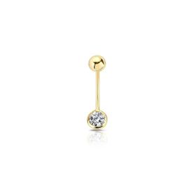 0.15 ct Pırlanta Göbek Piercing