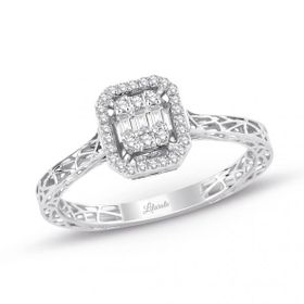 0.17 ct Modern Tasarım Baget Pırlanta Yüzük
