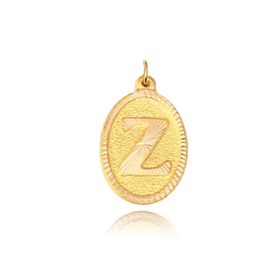 0.25 gr 14 Ayar Altın Z Harf Kolye Ucu