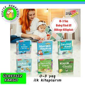 0-3 Yaş Find İt! Altılı Hikaye Kitap Seti Dikkat Atölyesi Yayınları