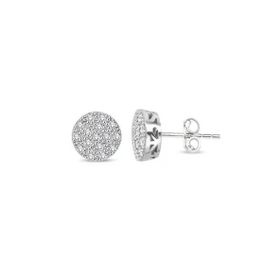 0.49 ct Pırlanta Coronet Küpe