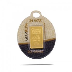 0.5 gr 24 Ayar Külçe Altın