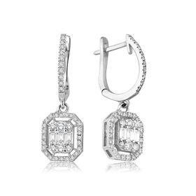 0.51 ct Pırlantalı Elmas Küpe