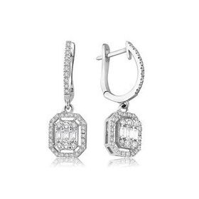 0.51 ct Pırlantalı Elmas Küpe