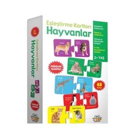 0-6 Yaş Yayınları Bebeğimin İlk Hayvanlar Eşleştirme Kartları