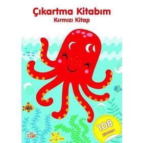0-6 Yaş Yayınları Çıkartma Kitabım Kırmızı Kitap