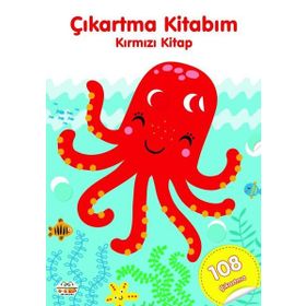 0-6 Yaş Yayınları Çıkartma Kitabım Kırmızı Kitap