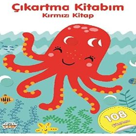 0-6 Yaş Yayınları Çıkartma Kitabım Kırmızı Kitap