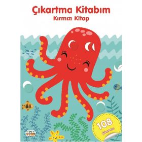 0-6 Yaş Yayınları Çıkartma Kitabım Kırmızı Kitap