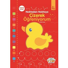 0-6 Yaş Yayınları Çizerek Öğreniyorum Kırmızı Kitap - Kolektif Çizerek Öğreniyorum Kırmızı Kitap