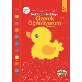 0-6 Yaş Yayınları Çizerek Öğreniyorum Kırmızı Kitap - Kolektif Çizerek Öğreniyorum Kırmızı Kitap