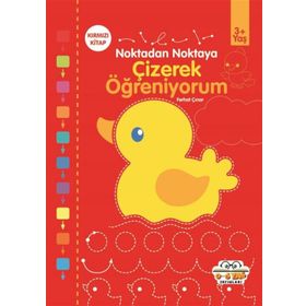 0-6 Yaş Yayınları Çizerek Öğreniyorum Kırmızı Kitap - Kolektif Çizerek Öğreniyorum Kırmızı Kitap