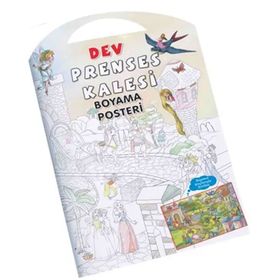 0-6 Yaş Yayınları Dev Prenses Kalesi Boyama Posteri