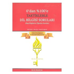 0 dan 100 e Taktiklerle Dil Bilgisi Soruları - Altın Anahtar Yayınları