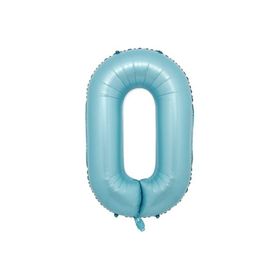 0 Rakam Mavi 76 cm Folyo Balon