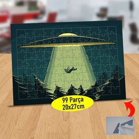 00679 Ormanda Kaçırılan İnsan 99 Parça Puzzle Yapboz Tablo