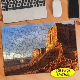 00729 Arizona Monument Valley Kayalıklar 240 Parça Puzzle Yapboz