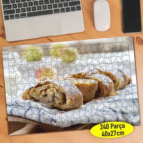 01004 Viyana Usulü Strudel Turta Yiyecek 240 Parça Puzzle Yapboz