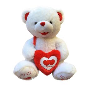 01015 45 cm Aşk Mesajlı Peluş Ayı