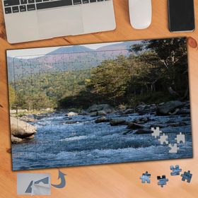 011 Çağlayan Dere Doğa Manzarası 240 Parça Puzzle Yapboz Tablo