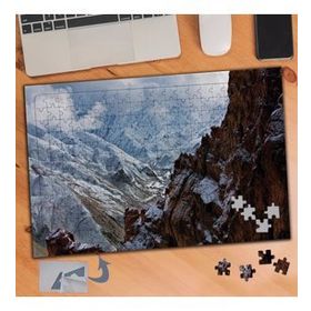 013 Karlı Dağlar Naturel Manzara 240 Parça Puzzle Yapboz Tablo