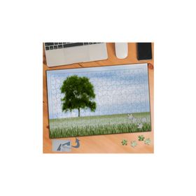 014 Çimenler Ve Yeşermiş Ağaç 240 Parça Puzzle Yapboz Tablo