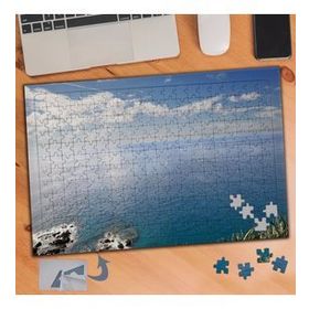015 Kuş Bakışı Deniz Manzarası 240 Parça Puzzle Yapboz Tablo
