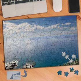015 Kuş Bakışı Deniz Manzarası 240 Parça Puzzle Yapboz Tablo