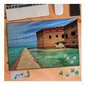 018 Deniz Kenarında Mimari Kale 240 Parça Puzzle Yapboz Tablo