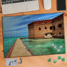 018 Deniz Kenarında Mimari Kale 240 Parça Puzzle Yapboz Tablo