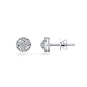 0,18 Karat Pırlantalı Küpe