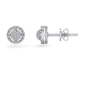 0,18 Karat Pırlantalı Küpe