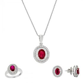 0,20 ct Yakut Set