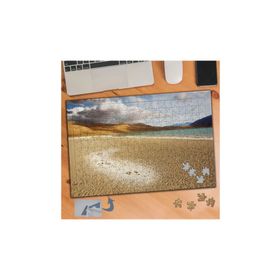 020 Deniza Kenarında Dağ Manzarası 240 Parça Puzzle Yapboz Tablo