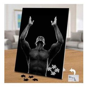 02058 Ellerini Kaldıran Sporcu Fitness 240 Parça Puzzle Yapboz