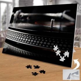 02066 Dönen Siyah Plak 240 Parça Puzzle Yapboz