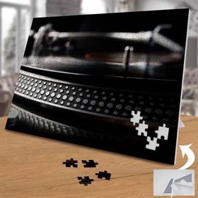02066 Dönen Siyah Plak 240 Parça Puzzle Yapboz