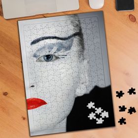 02068 Beyaz Kuğu Makyaj 240 Parça Puzzle Yapboz