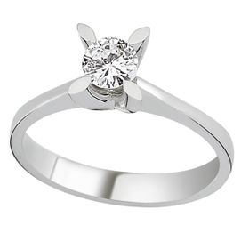0,21 ct Pırlanta Tek Taş Yüzük