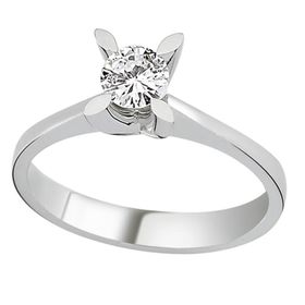 0,21 ct Pırlanta Tek Taş Yüzük