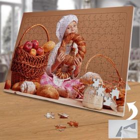 02126 Ekmek Yiyen Aşçı Küçük Kız 240 Parça Puzzle Yapboz