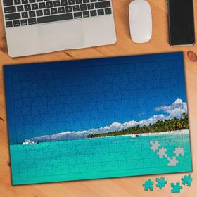 02210 Maldivler Mavi Berrak Deniz 240 Parça Puzzle Yapboz