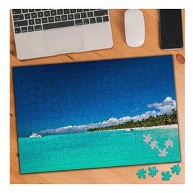02210 Maldivler Mavi Berrak Deniz 240 Parça Puzzle Yapboz